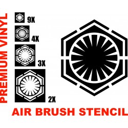 First order Logo - Premium Vinyl Stencil Set