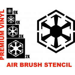 Sith Logo - Premium Vinyl Stencil Set
