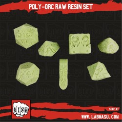 Poly-Orcs Raw Resin set of 7
