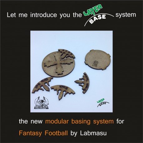 Layer Base - modular basing system for Fantasy Football