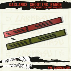 Gaslands Shooting Range + magnetized ammo counter