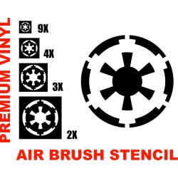 Imperial Logo - Premium Vinyl Stencil Set