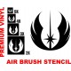 Imperial Logo - Premium Vinyl Stencil Set