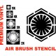 First order Logo - Premium Vinyl Stencil Set