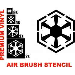 Imperial Logo - Premium Vinyl Stencil Set