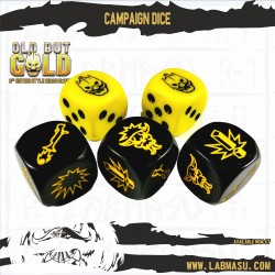 Dice set - Old But Gold