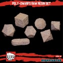 Poly-Dwarfs Raw Resin set of 8