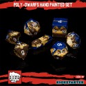 Poly-Dwarfs Hand Painted set of 8