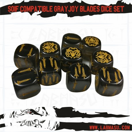 SOIF compatible Grayjoy Blades dice set
