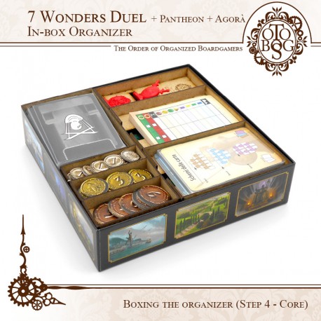 7 Wanders Duel + Agorà + Pantheon Compatible -In Box Organizer