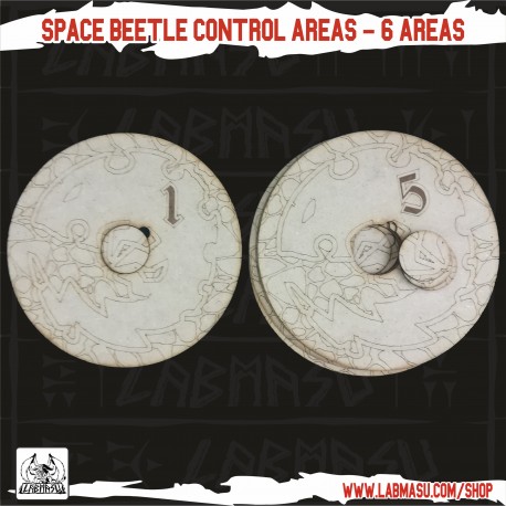 40K Compatible - Space Beetle 6 Control Areas