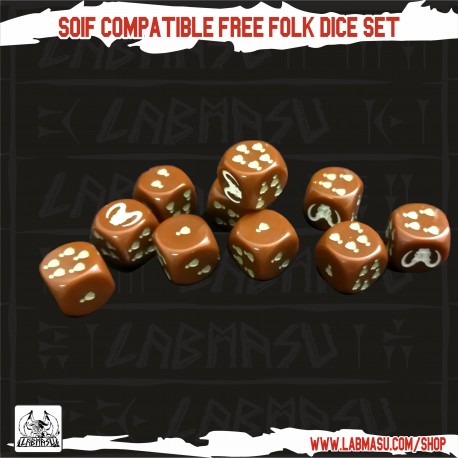 SOIF compatible free folk dice set