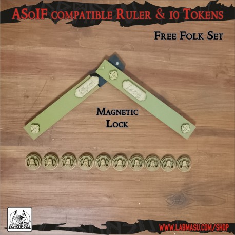 SOIF compatible Free Folks tokens and ruler