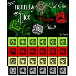Insanity Dice by Dallas Mehlhoff